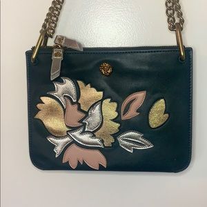 Anne Klein gold and silver straps crossbody bag